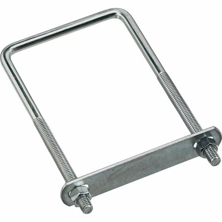 NATIONAL 3/8 In. x 3-5/8 In. x 7 In. Zinc Square U Bolt N245027